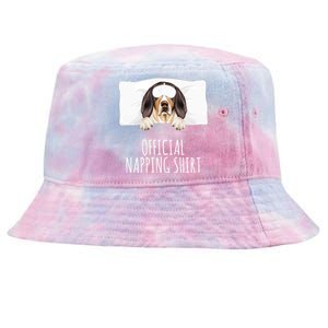 Sleeping Dog Treeing Walker Coonhound Napping Gift Tie-Dyed Bucket Hat