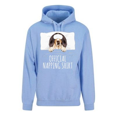 Sleeping Dog Treeing Walker Coonhound Napping Gift Unisex Surf Hoodie