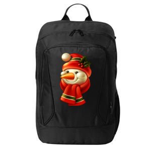 Snowman Dressed To Impress City Backpack