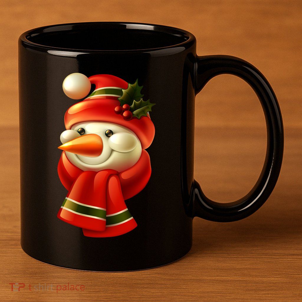 Snowman Dressed To Impress 11oz C Handle Ceramic Mug