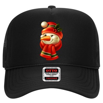 Snowman Dressed To Impress Trucker Hat