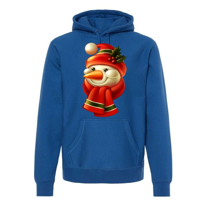 Snowman Dressed To Impress Premium Hoodie