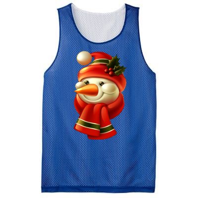 Snowman Dressed To Impress Mesh Reversible Basketball Jersey Tank