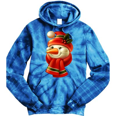 Snowman Dressed To Impress Tie Dye Hoodie