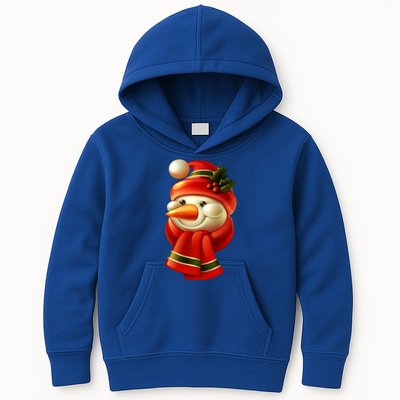 Snowman Dressed To Impress Kids Hoodie