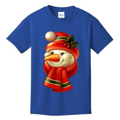Snowman Dressed To Impress Kids T-Shirt
