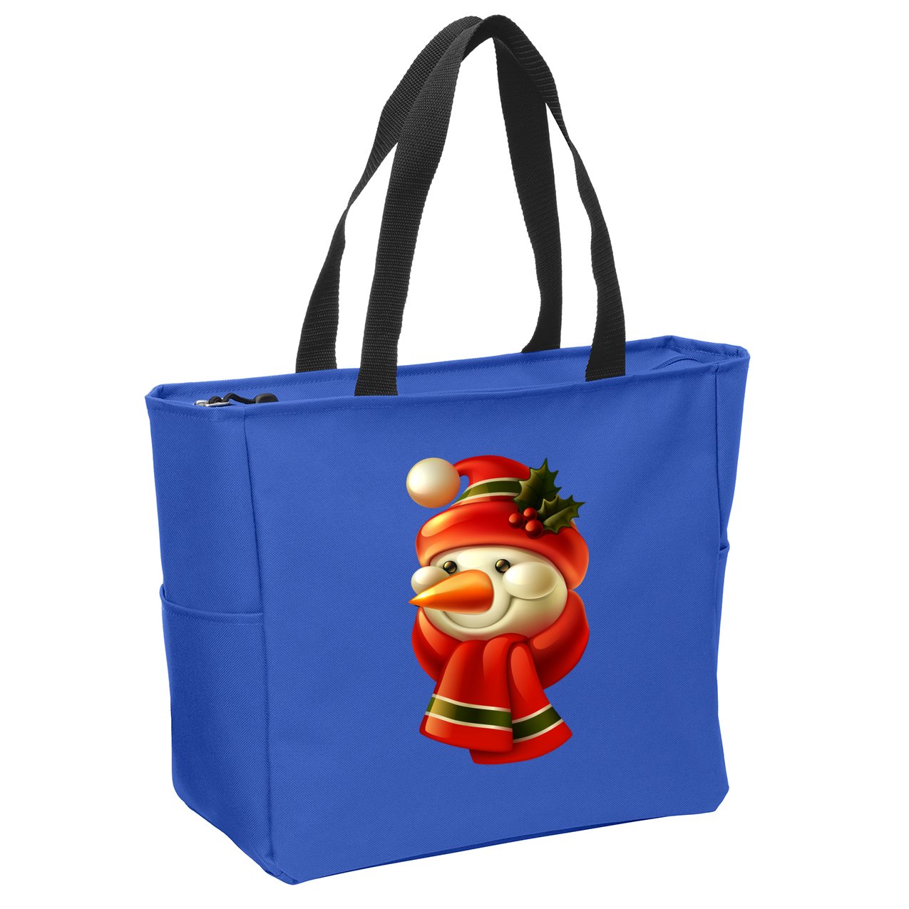 Snowman Dressed To Impress Zip Tote Bag