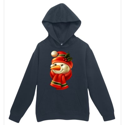 Snowman Dressed To Impress Urban Pullover Hoodie