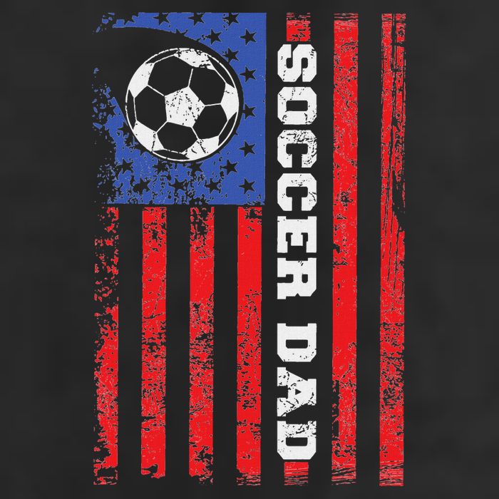 Soccer Dad Usa Flag All American Fathers Cool Comfort Performance Bucket Hat