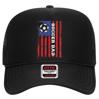 Soccer Dad Usa Flag All American Fathers Trucker Hat
