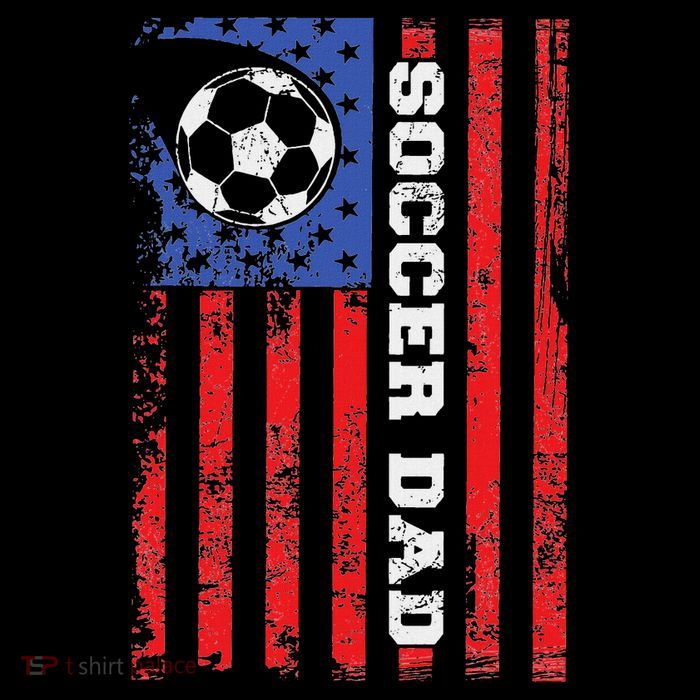 Soccer Dad Usa Flag All American Fathers Tank Top