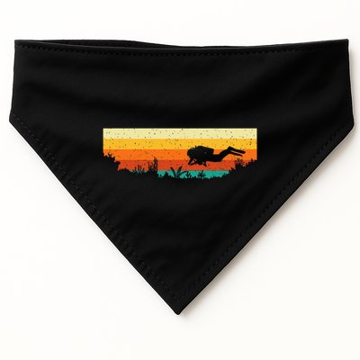 Scuba Diver Underwater Freediving Scuba Diving USA-Made Doggie Bandana