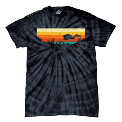 Scuba Diver Underwater Freediving Scuba Diving Tie-Dye T-Shirt