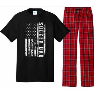 Soccer DAD USA Flag Soccer Team Fan DADDY Father's Day Pajama Set