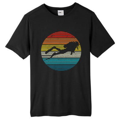 Scuba Diving Vintage Retro Ocean Scuba Diver Gift Tall Fusion ChromaSoft Performance T-Shirt