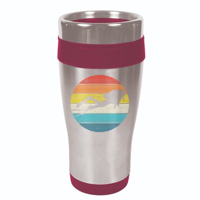 Scuba Diving Vintage Retro Ocean Scuba Diver Gift 16oz Travel Tumbler