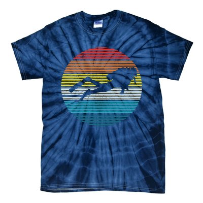 Scuba Diving Vintage Retro Ocean Scuba Diver Gift Tie-Dye T-Shirt