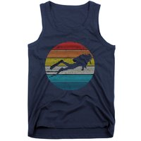 Scuba Diving Vintage Retro Ocean Scuba Diver Gift Tank Top