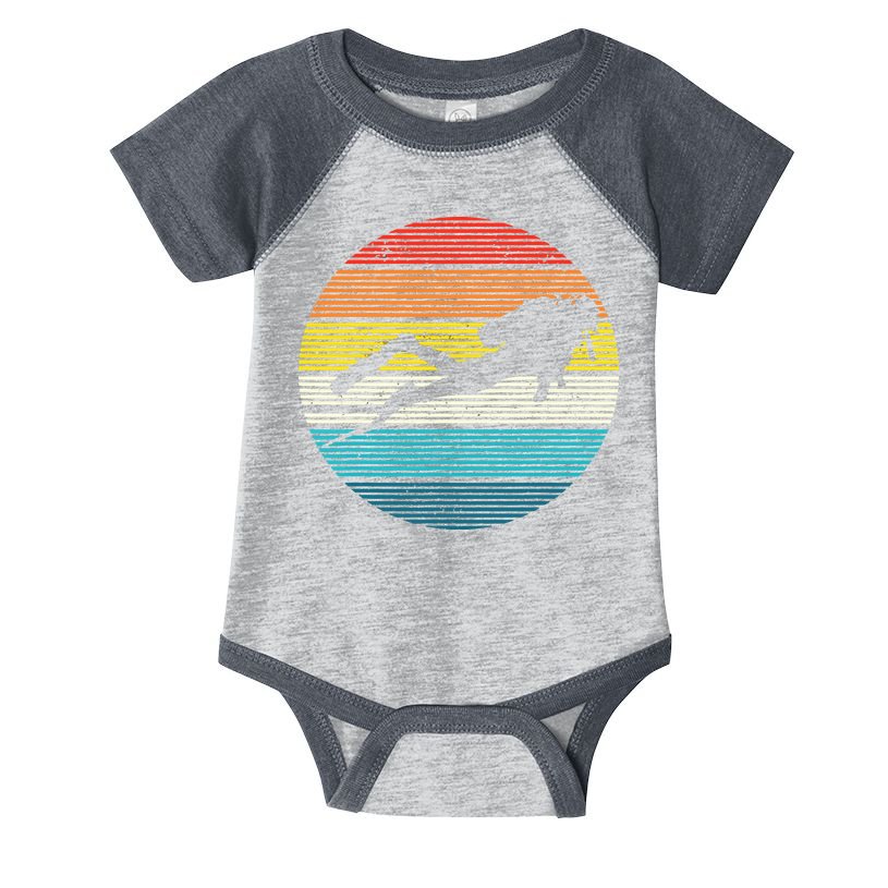 Scuba Diving Vintage Retro Ocean Scuba Diver Gift Infant Baby Jersey Bodysuit