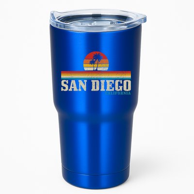 San Diego Vintage Sunset California Sailing Surfer San Diego Great Gift Tumbler