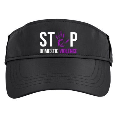 Stop Domestic Violence Awareness Survivor Gift Design Adult Drive Performance Visor