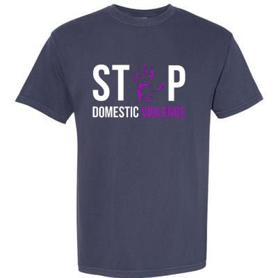 Stop Domestic Violence Awareness Survivor Gift Design Garment-Dyed Heavyweight T-Shirt