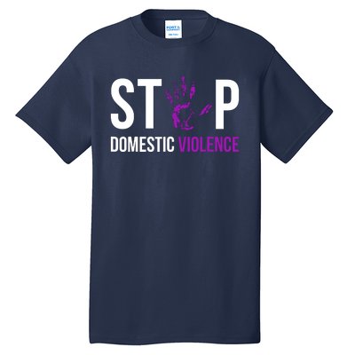 Stop Domestic Violence Awareness Survivor Gift Design Tall T-Shirt