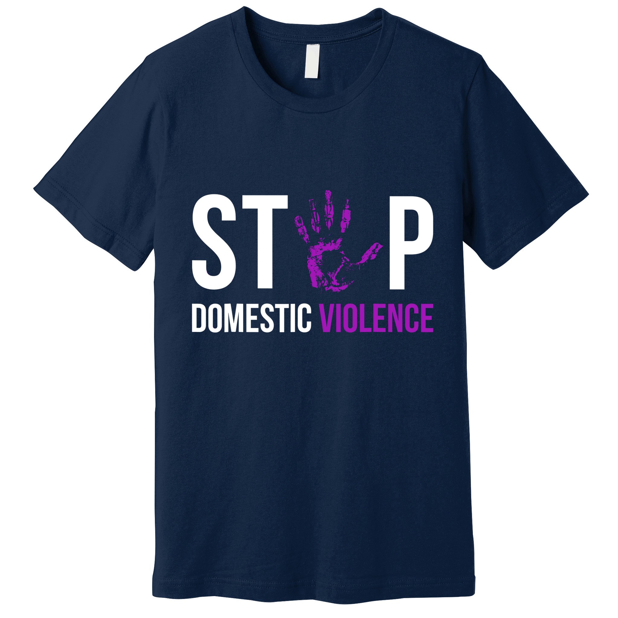 Stop Domestic Violence Awareness Survivor Gift Design Premium T-Shirt