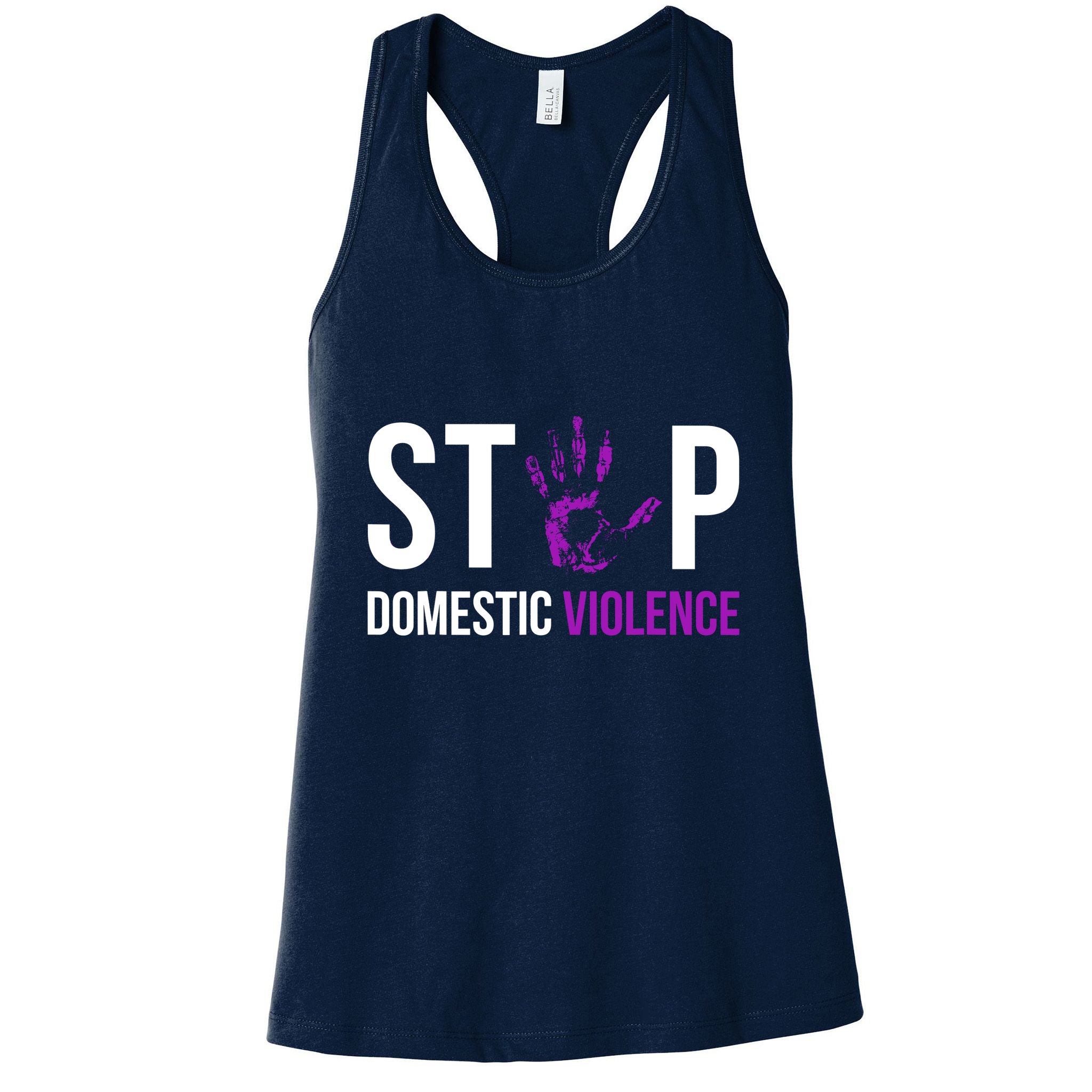 Stop Domestic Violence Awareness Survivor Gift Design Womens Tank Top