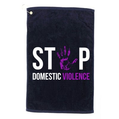 Stop Domestic Violence Awareness Survivor Gift Design Golf Towel