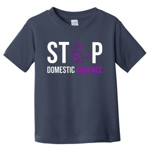 Stop Domestic Violence Awareness Survivor Gift Design Toddler T-Shirt