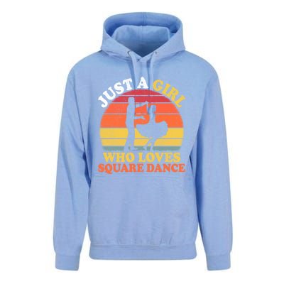 Square Dance Vintage Just A Who Loves Square Dance Meaningful Gift Unisex Surf Hoodie