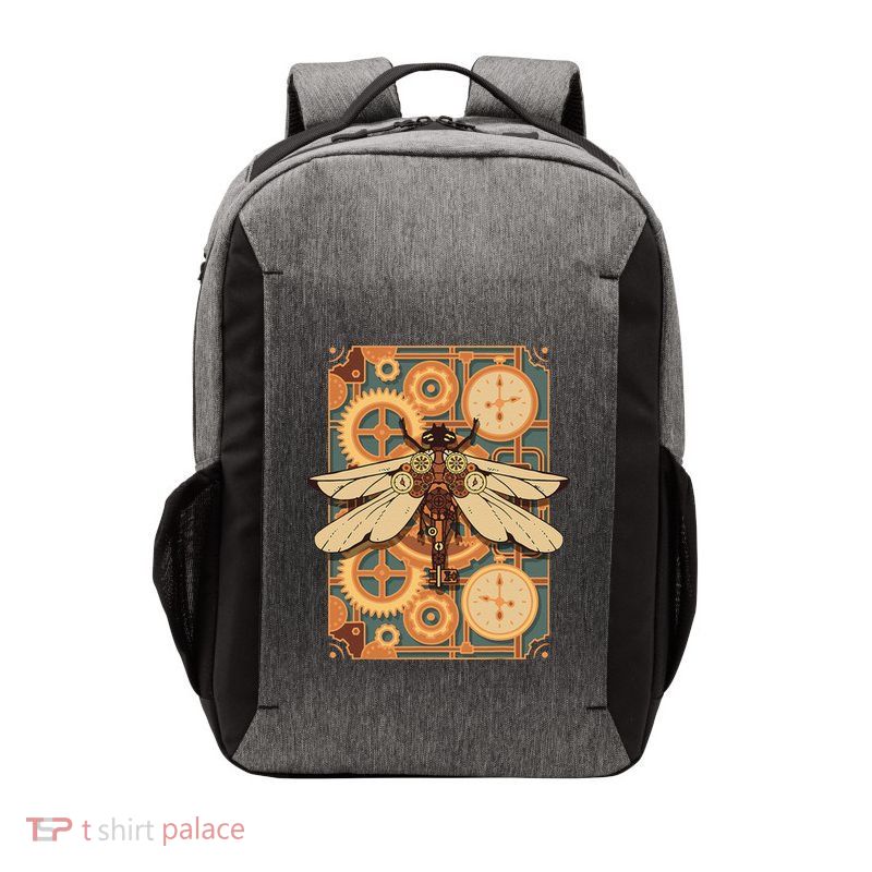 Steampunk Dragonfly Victorian Art Mechanical Steam Punk Vector Backpack