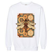 Steampunk Dragonfly Victorian Art Mechanical Steam Punk Garment-Dyed Sweatshirt