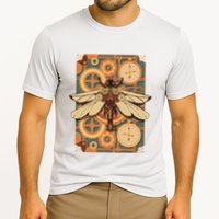 Steampunk Dragonfly Victorian Art Mechanical Steam Punk Cooling Performance Crew T-Shirt