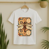 Steampunk Dragonfly Victorian Art Mechanical Steam Punk T-Shirt