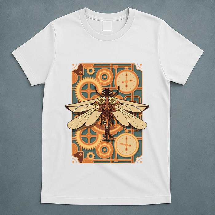Steampunk Dragonfly Victorian Art Mechanical Steam Punk T-Shirt