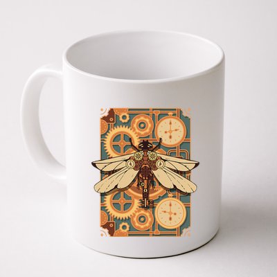 Steampunk Dragonfly Victorian Art Mechanical Steam Punk Mug