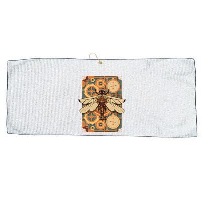 Steampunk Dragonfly Victorian Art Mechanical Steam Punk Large Microfiber Waffle Golf Towel