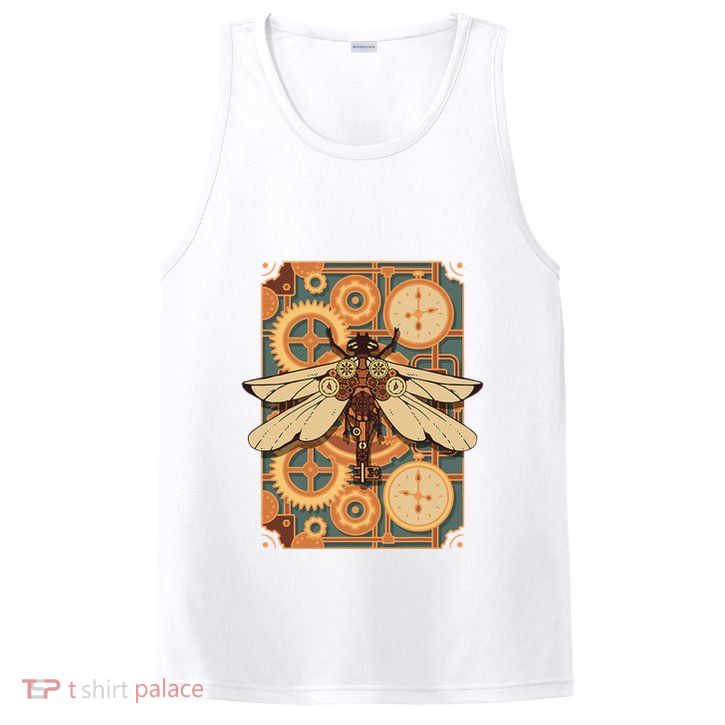 Steampunk Dragonfly Victorian Art Mechanical Steam Punk PosiCharge Competitor Tank