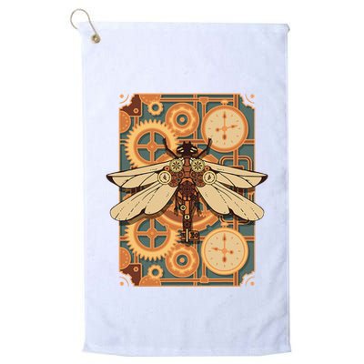 Steampunk Dragonfly Victorian Art Mechanical Steam Punk Golf Towel