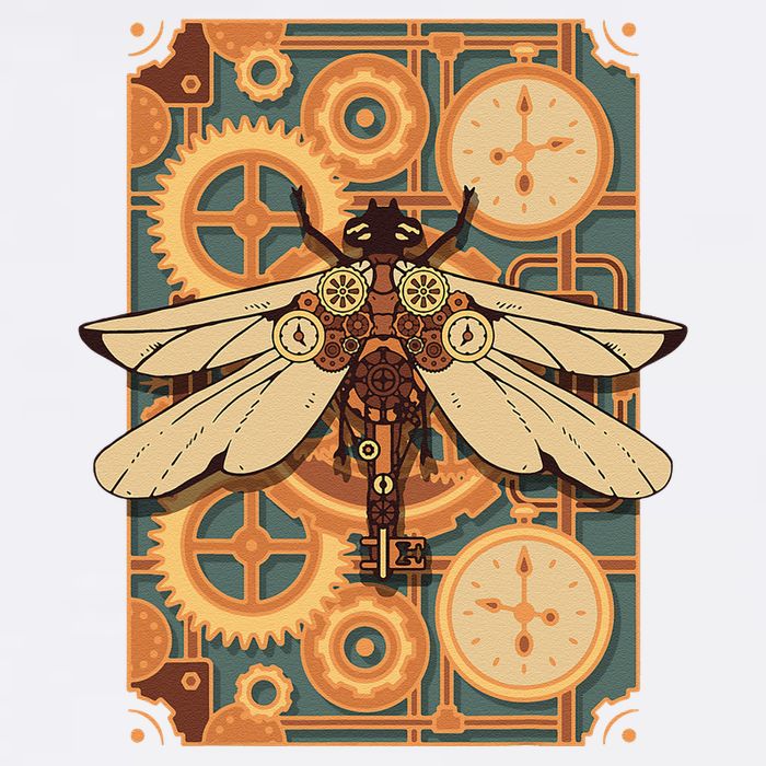 Steampunk Dragonfly Victorian Art Mechanical Steam Punk Toddler T-Shirt