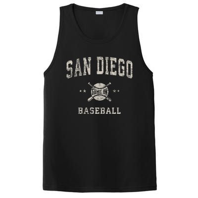 San Diego Vintage Baseball Throwback PosiCharge Competitor Tank