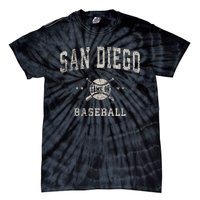 San Diego Vintage Baseball Throwback Tie-Dye T-Shirt