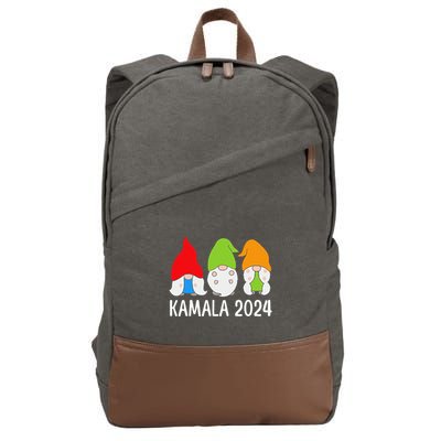 Stars Design Vote Kamala Harris Love Equality Usa Kamala Cotton Canvas Backpack