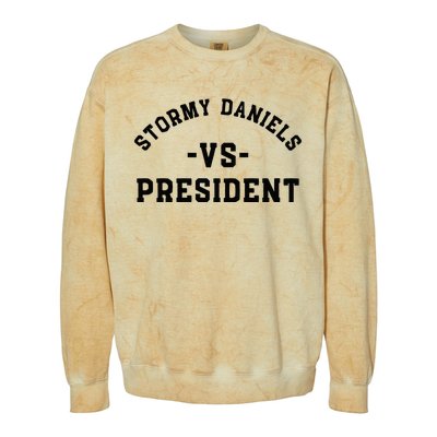 stormy daniels vs president Classic . Colorblast Crewneck Sweatshirt