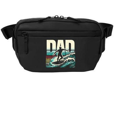 Surfer Dad Vintage Surfing Lover FatherS Day Gift Crossbody Pack