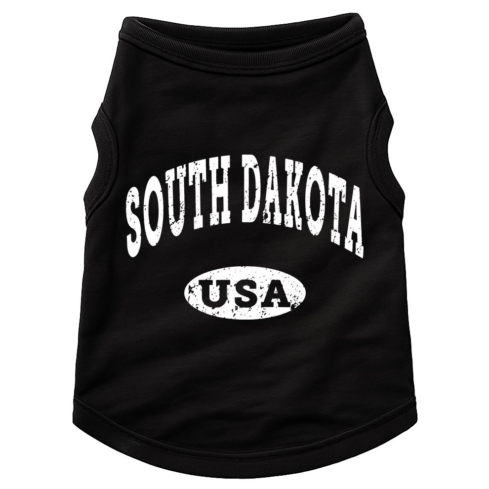 South Dakota Vintage Distressed Usa Doggie Tank