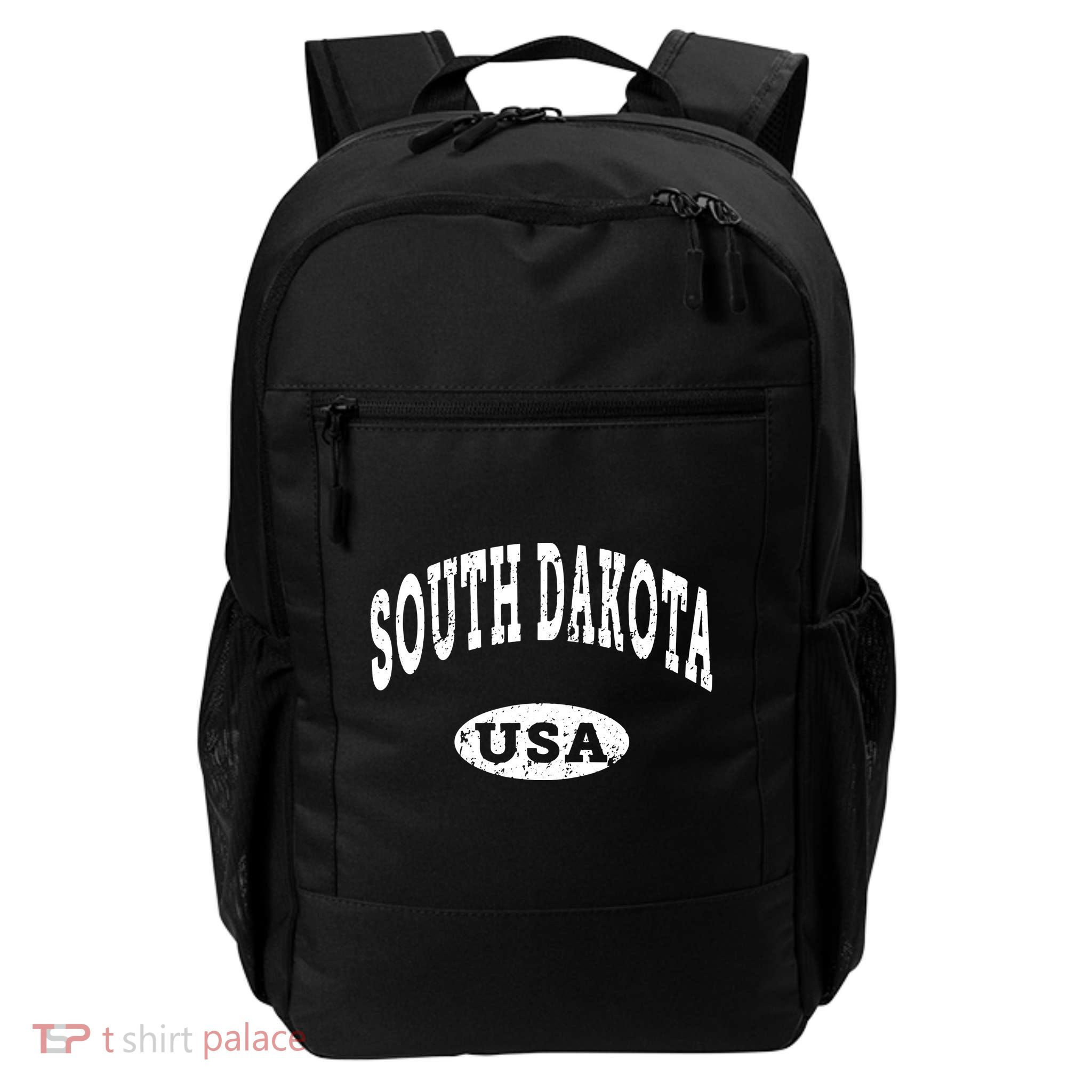 South Dakota Vintage Distressed Usa Backpack
