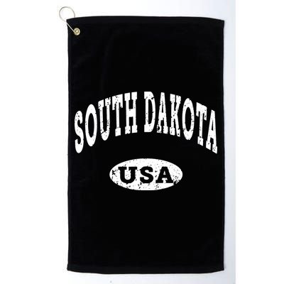 South Dakota Vintage Distressed Usa Golf Towel